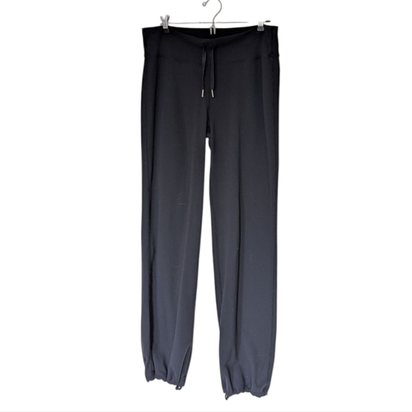 Lululemon Relaxed Fit Pant Women's 10 Black Athleisure High/Low Rise Rel: 12/15 - Picture 2 of 15